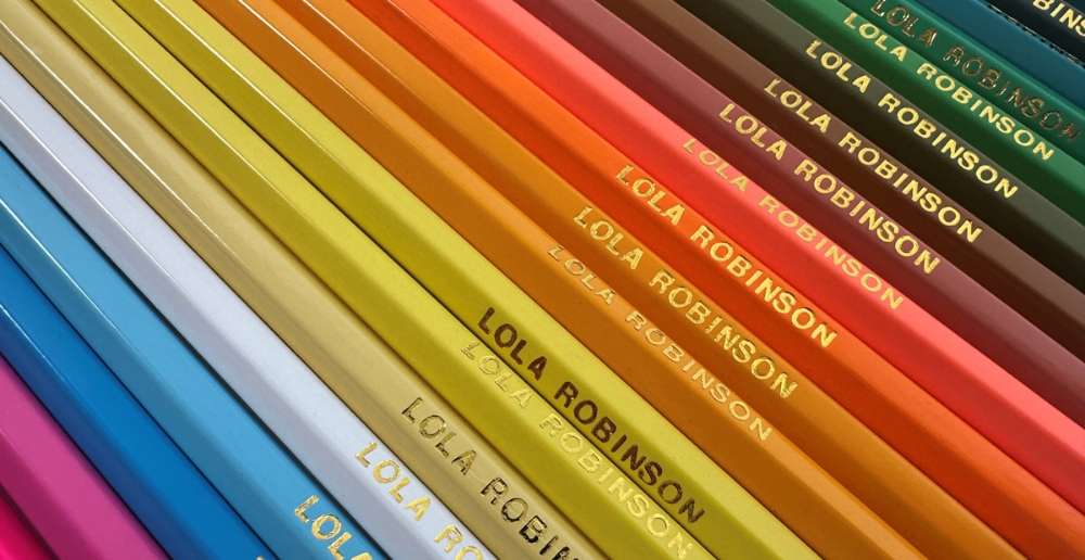 Personalised Pencils, Pencil Cases & Tins: Size Guide