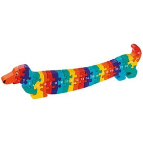 Dachshund 1-25 Number Puzzle image
