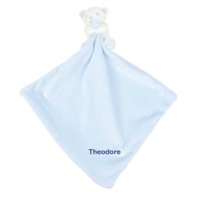 Personalised Blue Bear Comforter image 1
