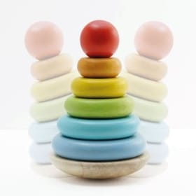 Rainbow Stacking Tower image 2