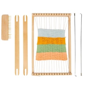 Wooden Weaving Loom Contents