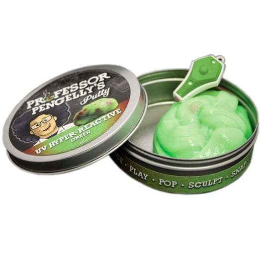 UV Hyper-Reactive Green Putty