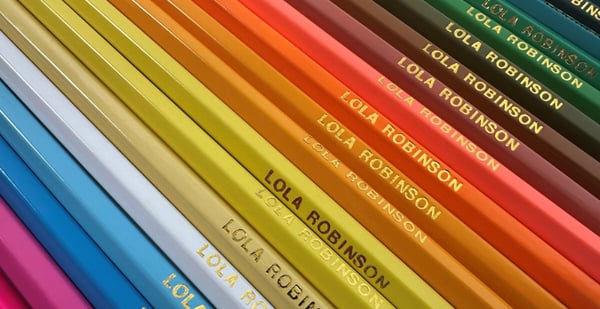 Personalised Pencils, Pencil Cases & Tins: Size Guide