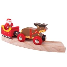 Santa Sleigh & Reindeer image 1