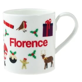 Personalised China Mug - Christmas image 1