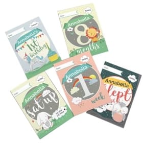 Personalised Baby Milestone Cards image 1