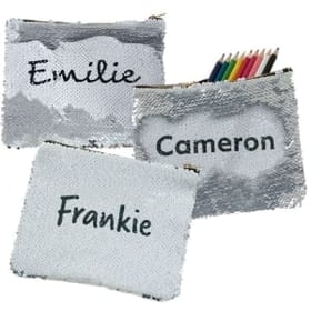 Personalised Sequin Pencil Case image 1