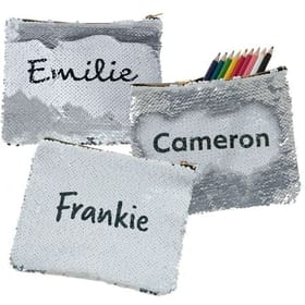 Personalised Sequin Pencil Case image 1