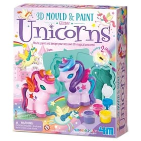 Mould & Paint 3D Glitter Unicorns image 1