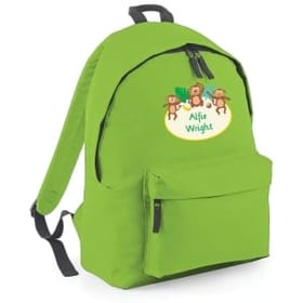 Cheeky Monkey Personalised Backpack image 1