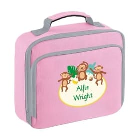 Cheeky Monkey Personalised Lunch Bag image 1