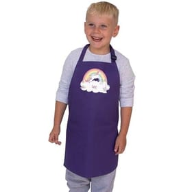 Rainbow Unicorn Personalised Apron - Age 3-6 image 1