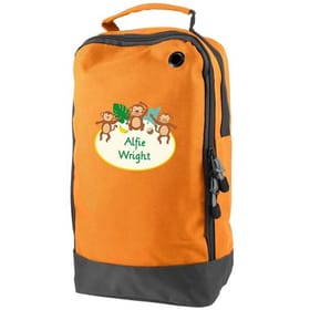 Cheeky Monkey Personalised Shoe & Boot Bag image 1