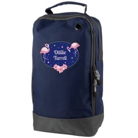Flamingos Personalised Shoe & Boot Bag image 1