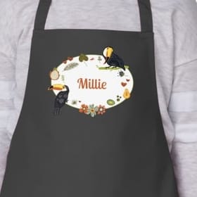 Toucans Personalised Apron - Age 7-10 image 2
