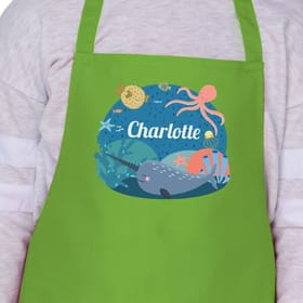 Ocean Life Personalised Apron - Age 7-10 image 2