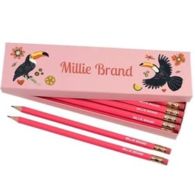 Box of 12 Named HB Pencils - Toucans image 2