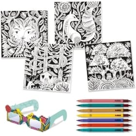 Fantasy Forest 3D Colouring image 2