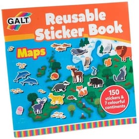 Maps Reusable Sticker Book image 1