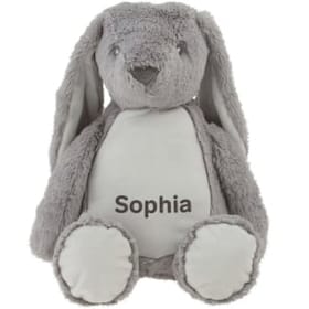Personalised Bunny Soft Toy (Grey) image 1