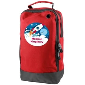 Space Adventure Personalised Shoe & Boot Bag image 1