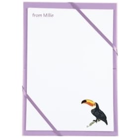 Named Notepaper - Toucans image