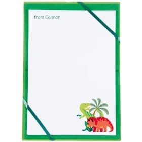 Named Notepaper - Dinosaurs image