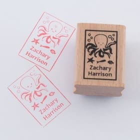Named Rubber Stamp - Ocean Life image