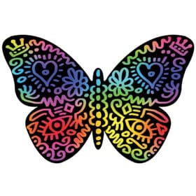 Scratch Art Butterflies image 1