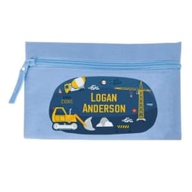 Construction Site Personalised Pencil Case image 1