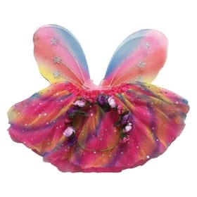 Rainbow Sparkle Flower Fairy Set image 1