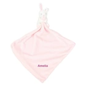 Personalised Pink Rabbit Comforter image 1