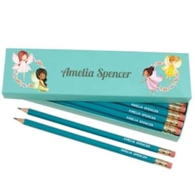 Box of 12 Named HB Pencils - Fairies image 2