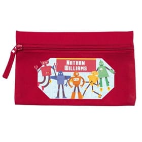 Robots Personalised Pencil Case image 1