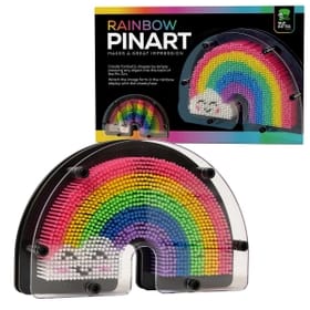 Rainbow Shaped Pin Art image