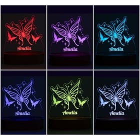 Personalised Butterflies LED Light image 2