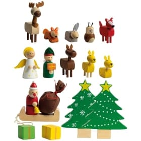 Forest Animals Christmas Playset image 2