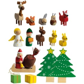 Forest Animals Christmas Playset image 2
