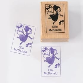 Named Rubber Stamp - Fairies image