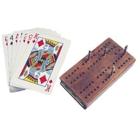 folding wooden cribbage content