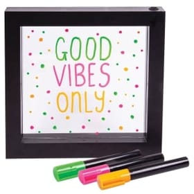 Light Up Message Frame and Pens