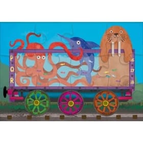 Zoo Train Jigsaw Puzzle