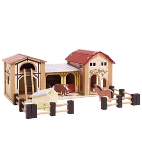 Wooden Farmyard Stables