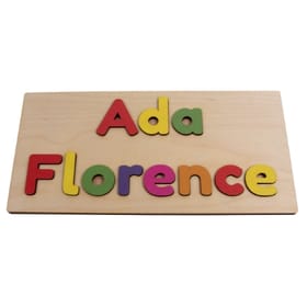 Wooden Name Puzzle - 2 Lines