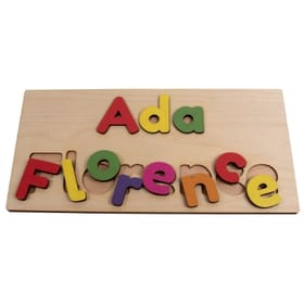 Wooden Name Puzzle - 2 Lines