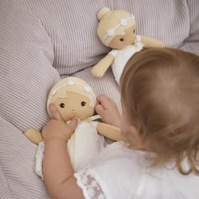 Daphne Doll and child