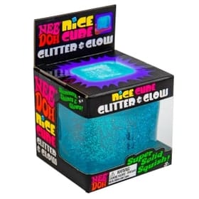 NeeDoh Glitter & Glow Nice Cube image 1