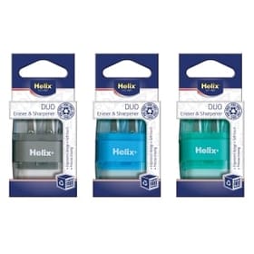 2 Hole Pencil Sharpener with Eraser image 1