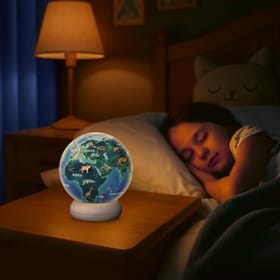 3D Earth Puzzle Night Light image 1