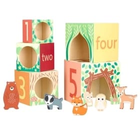 Woodland Animal Stacking Cubes image 1